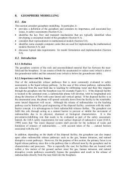 8. GEOSPHERE MODELLING - ANSN