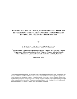natural resource exports, wealth accumulation and