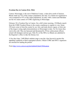 Freedom Day in Canton - Civil Rights Teaching