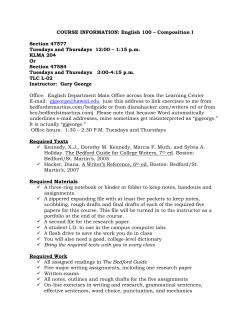 ENG 100 - University of Hawaii System