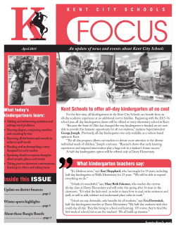 Focus Spring 2015 - Kent City School District