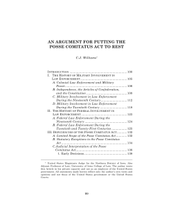 an argument for putting the posse comitatus act to rest