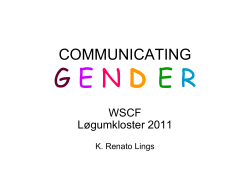 communicating gender