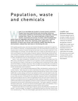Population, waste and chemicals - AAAS Atlas of Population and