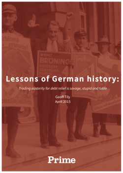 Lessons of German history