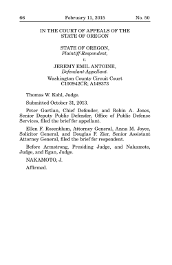 (A149373) State v. Antoine - Oregon Appellate Court Opinions