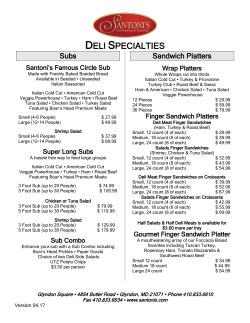 deli specialties