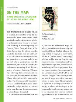 ON THE MAP - Wilson Quarterly