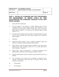 part ii : details of standars and test procedures for measurement of