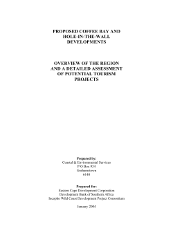 Article 6 FN 4 DBSA Overview of Projects