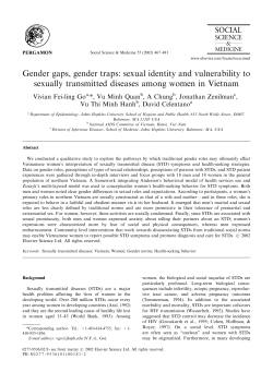sexual identity and vulnerability to sexually transmitted diseases