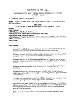Ordinance 2013-03 - Town of Nashville