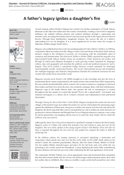 A father`s legacy ignites a daughter`s fire