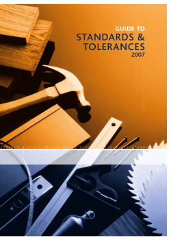 Guide to Standards and Tolerances