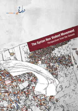 The Syrian   nonviolent Movement