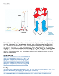 Stack Effect: We`ve all heard the phrase hot air rises but when it