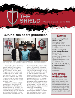 Volume 3 Issue 3 - Lourdes Academy