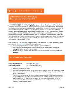 GIS Newsletter 2017 - Rochester Institute of Technology
