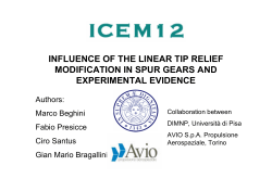 influence of the linear tip relief modification in spur gears and