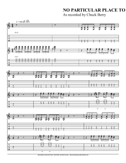 No Particular Place To Go Guitar Tab PDF