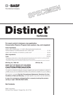 herbicide - Fry Brothers