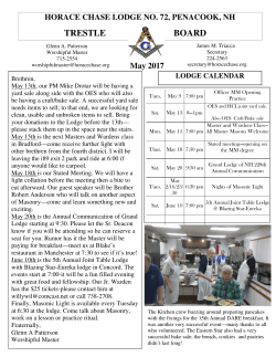 May. 2017 TB - Horace Chase Lodge