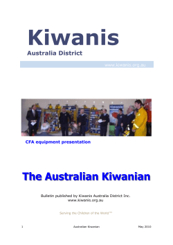 The Australian Kiwanian