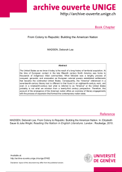 Book chapter - Archive ouverte UNIGE