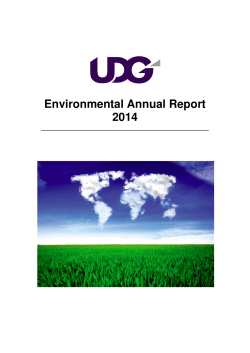 Environmental Annual Report 2014