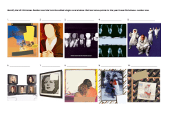 Identify the UK Christmas Number one hits from the