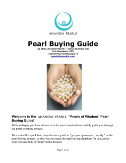 Pearl Buying Guide