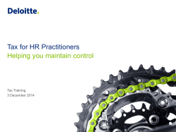 Pay As You Earn for HR Practitioners