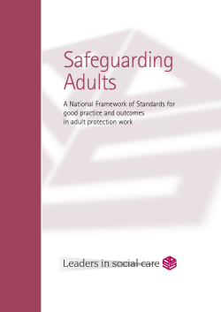 Safeguarding Adults