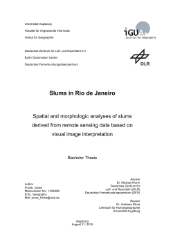 Slums in Rio de Janeiro