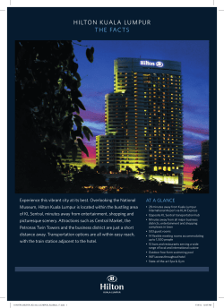 HILTON KUALA LUMPUR THE FACTS