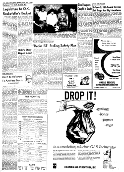 RADIO garbage `bones papers -rags in a smokeless, odorless GAS