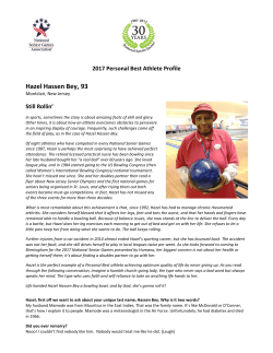 Hazel Hassen Bey, 93 - National Senior Games Association