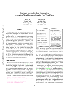 Don`t Just Listen, Use Your Imagination: Leveraging Visual Common