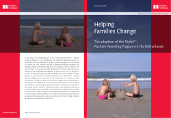 Helping Families Change - Trimbos