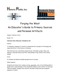 An Educator`s Guide to Primary Sources