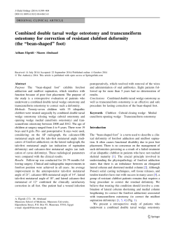 Combined double tarsal wedge osteotomy and transcuneiform