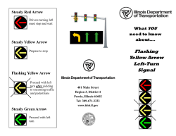 Flashing Yellow Arrow Left