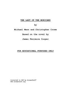 Last Of The Mohicans - Movies