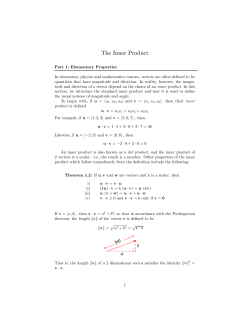 The Inner Product