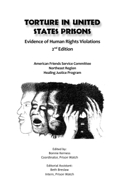 Torture in United States Prisons