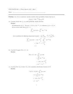 Quiz 1 solutions