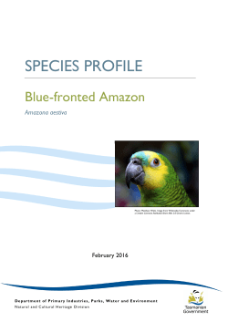 species profile - Department of Primary Industries, Parks, Water and