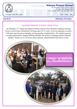 Newsletter 25, 17th August 2016