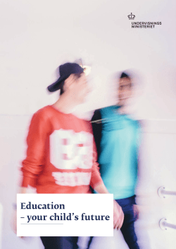 Education &ndash; your child`s future