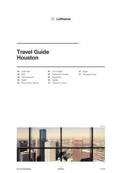 Houston | Lufthansa ® Travel Guide